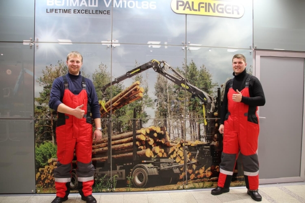 На выставке «Российский лес-2019» PALFINGER представил манипулятор с новой кабиной оператора