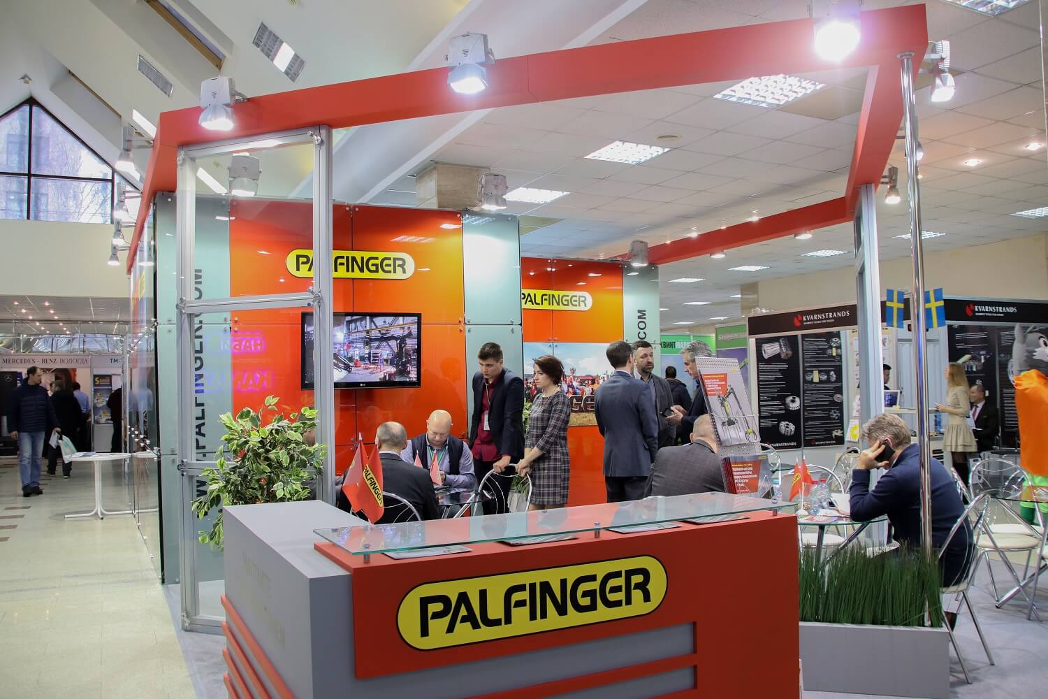 PALFINGER представил на выставке «Российский лес» новый манипулятор с двойным удлинителем